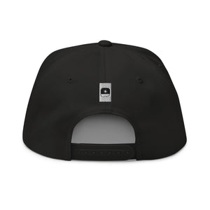 Embroidered Black Flat Bill Cap Snapback Streetwear Yupoong Ascension High Fashion Power THE ASCENSION HIGH FASHION