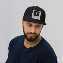 Load image into Gallery viewer, Embroidered Flat Bill Snapback Cap Black Streetwear Yupoong The Ascension High Fashion CODE THE ASCENSION HIGH FASHION