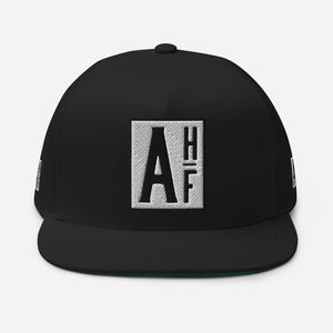 Embroidered Flat Bill Snapback Cap Black Streetwear Yupoong The Ascension High Fashion LOGO THE ASCENSION HIGH FASHION