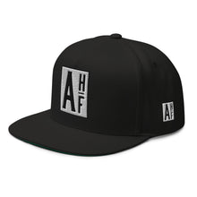 Load image into Gallery viewer, Embroidered Flat Bill Snapback Cap Black Streetwear Yupoong The Ascension High Fashion LOGO THE ASCENSION HIGH FASHION