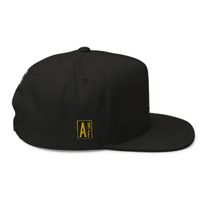 Embroidered Black Flat Bill Cap Snapback Streetwear Yupoong Ascension High Fashion Power THE ASCENSION HIGH FASHION