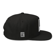 Load image into Gallery viewer, Embroidered Flat Bill Snapback Cap Black Streetwear Yupoong The Ascension High Fashion CODE THE ASCENSION HIGH FASHION