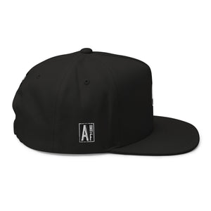 Embroidered Flat Bill Snapcack Cap Black Streerwear Yupoong The Ascension High Fashion BLACK SUN THE ASCENSION HIGH FASHION